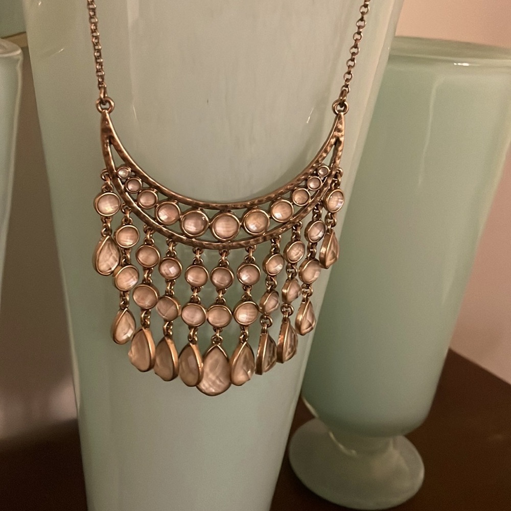 ✨Lucky Brand 🍀✨ reversible chandelier necklace ✨gold patina✨